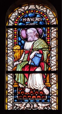Stiftskirche Fenster St Lukas.jpg
